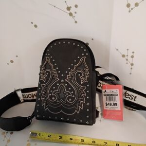 Montana West Black Embroidered Backpack